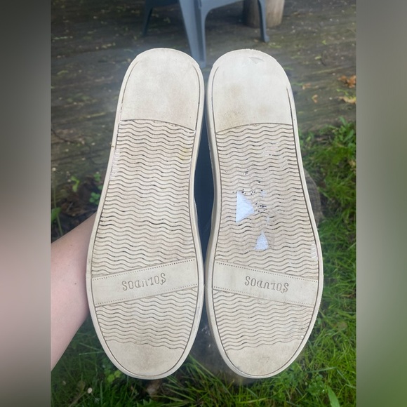 Soludos Velvet Llama Blue Slip On Sneaker Women’s‎ Size 10 - Picture 6 of 10